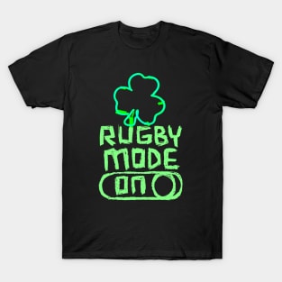 Irish Rugby Mode ON with Shamrock T-Shirt